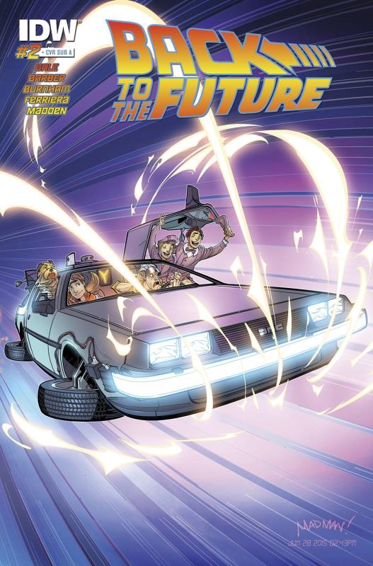 BACK TO THE FUTURE #2 (OF 4) DELOREAN SUB VARIANT