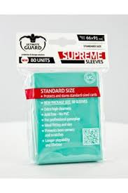 ULTIMATE GUARD SUPREME SLEEVES TURQUIOSE STANDARD SIZE