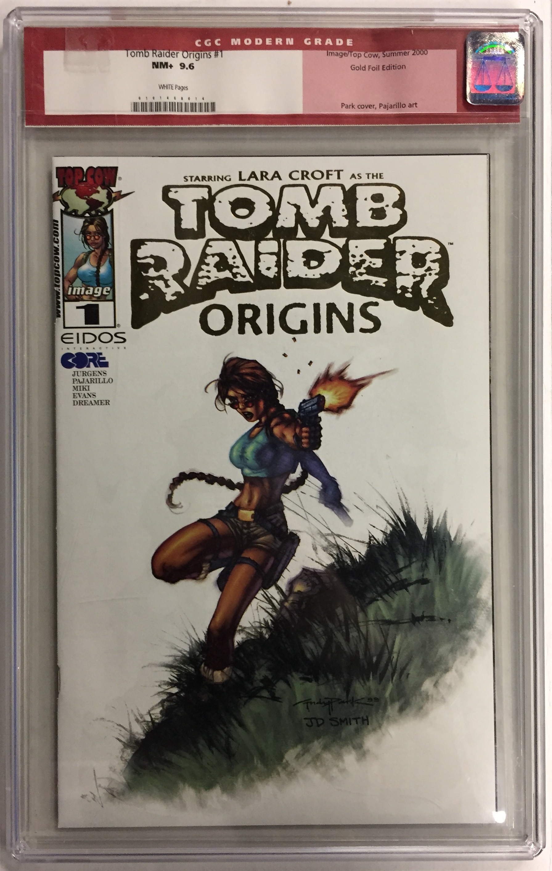 Tomb Raider Origins #1 CGC graded 9.6