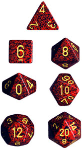 CHESSEX 25323 MERCURY Polyhedral 7-Die set