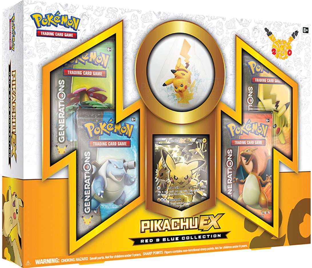 Pokemon Pikachu-EX Red & Blue Collection