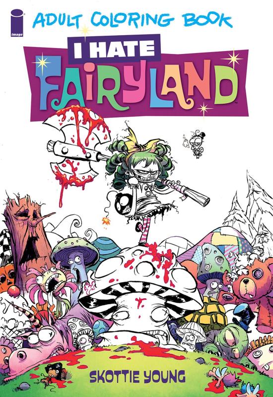 I HATE FAIRYLAND COLORING BOOK TP