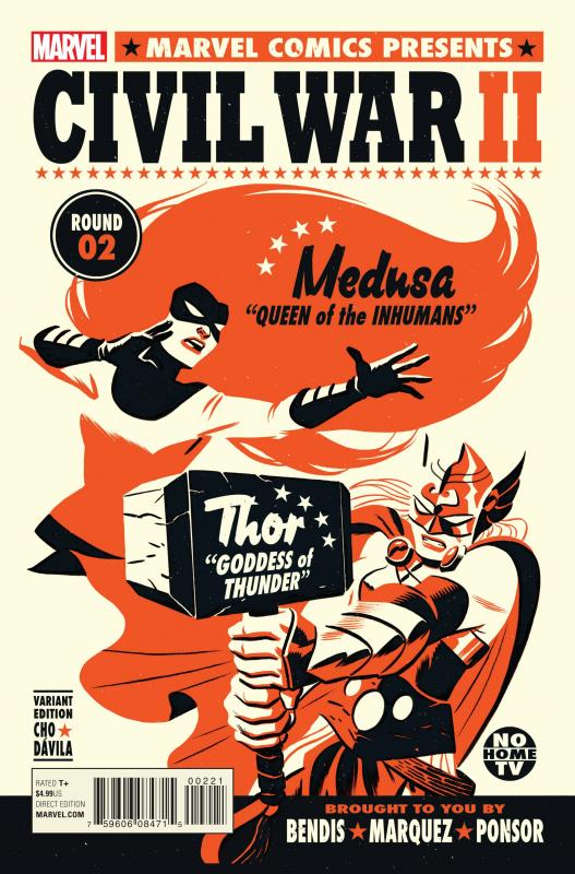 CIVIL WAR II #2 (OF 7) MICHAEL CHO VARIANT