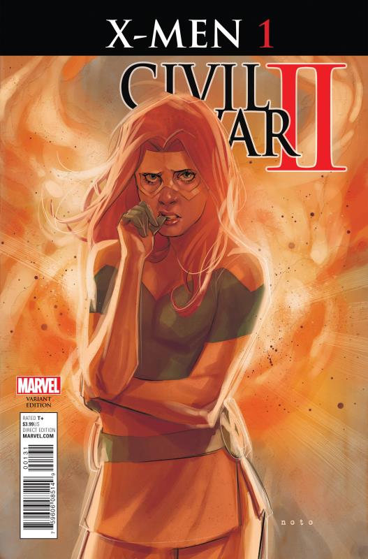 CIVIL WAR II X-MEN #1 (OF 4) 1:10 NOTO CHARACTER VARIANT
