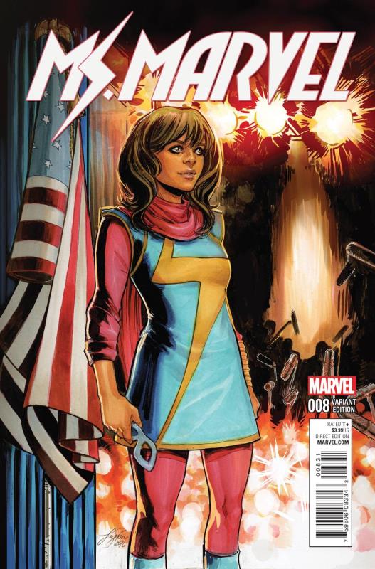 MS MARVEL #8 CW REENACTMENT VARIANT