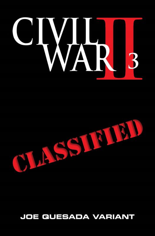 CIVIL WAR II #3 (OF 7) QUESADA MIDNIGHT LAUNCH VARIANT
