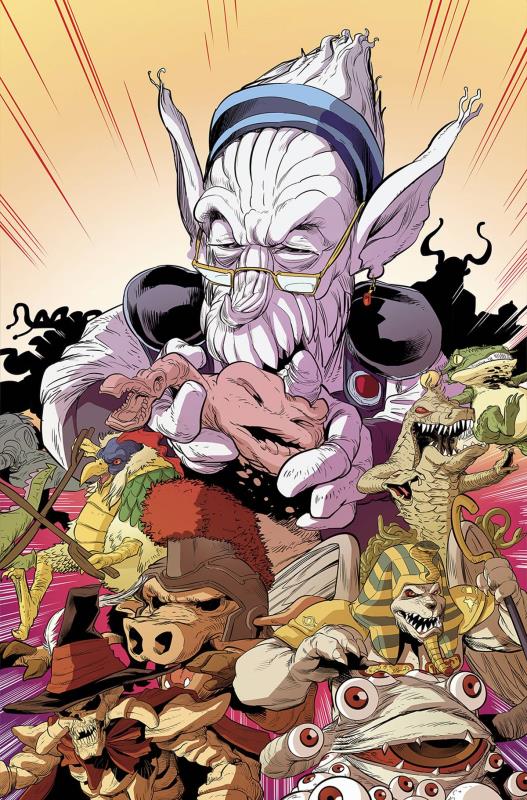 MIGHTY MORPHIN POWER RANGERS #8 UNLOCK VILLIAN VARIANT