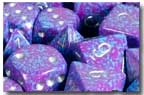 CHESSEX 25407 SILVER TETRA SPECKLED POLYHEDRAL 7-DIE SET