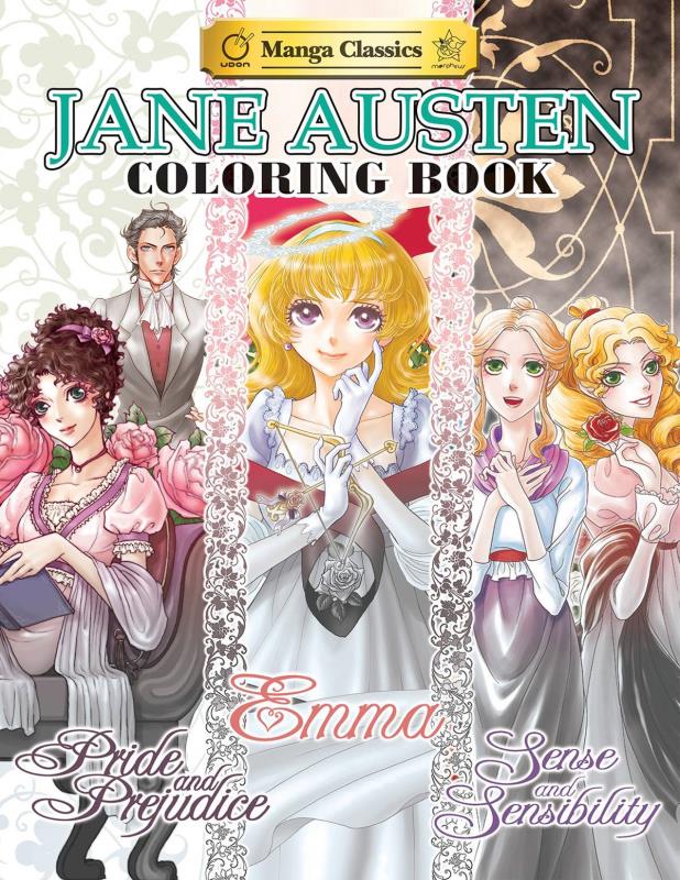 JANE AUSTEN COLORING BOOK SC
