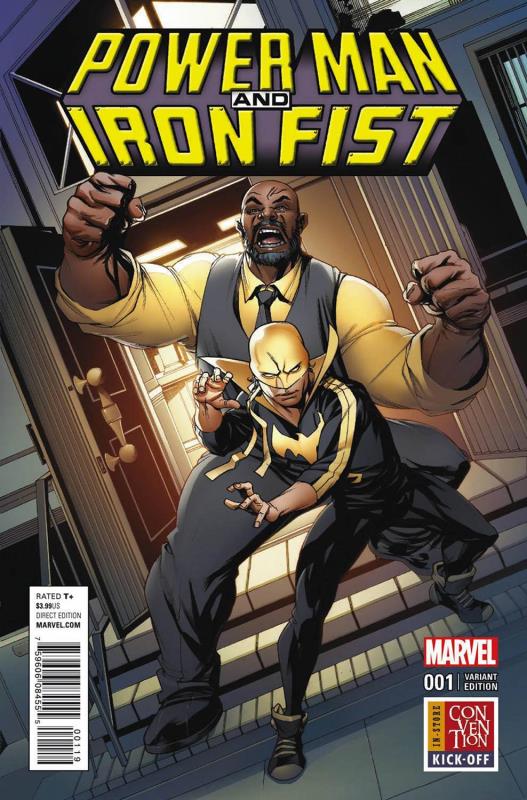 POWER MAN AND IRON FIST #1 MCKONE CON KICKOFF 2016 VARIANT