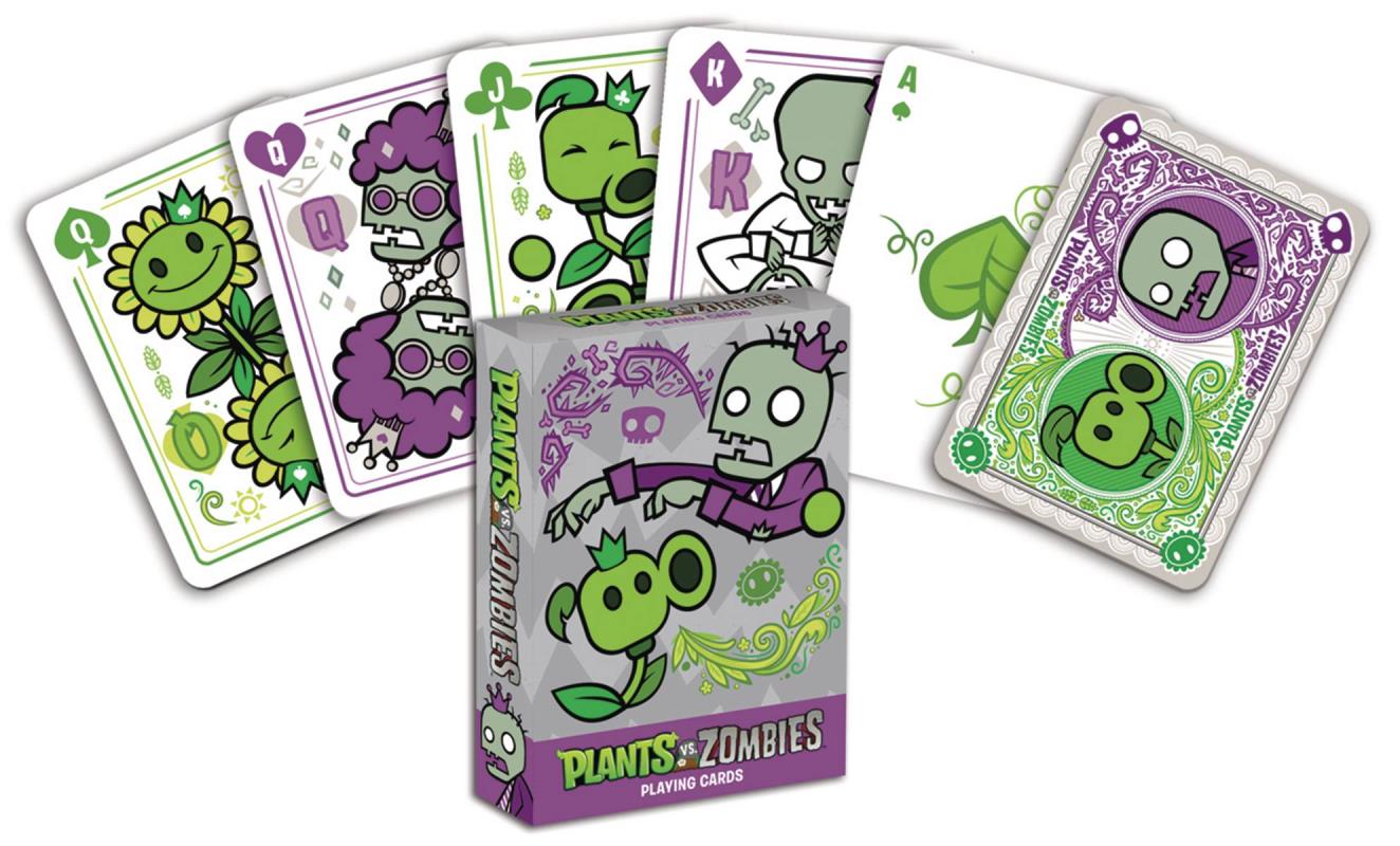 PLANTS VS ZOMBIES PLAYING CARDS