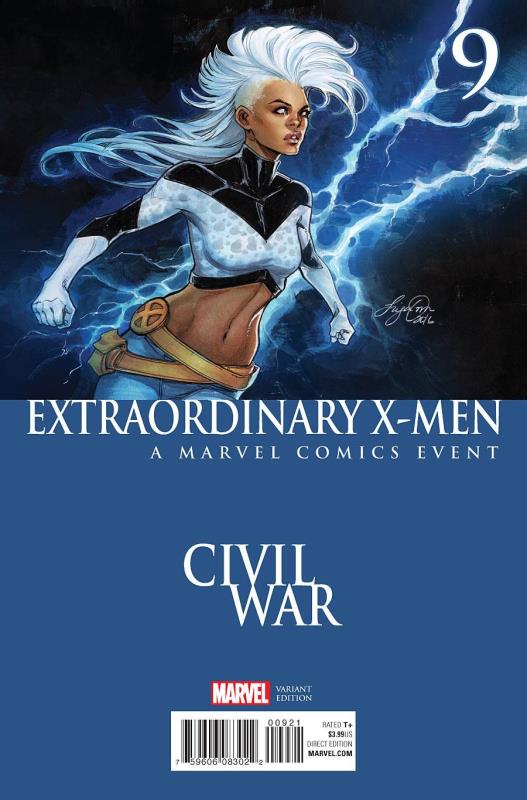 EXTRAORDINARY X-MEN #9 CIVIL WAR VARIANT