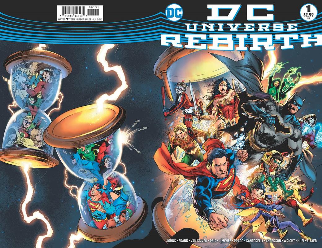 DC UNIVERSE REBIRTH #1 MIDNIGHT RELEASE VARIANT ED