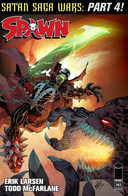 SPAWN #262 CVR A LARSEN