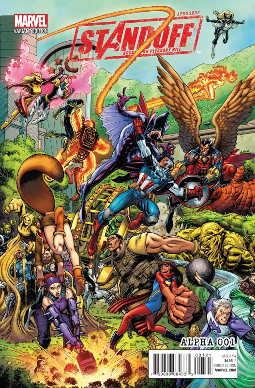 AVENGERS STANDOFF ASSAULT PLEASANT ALPHA #1 CONN A VARIANT ASO