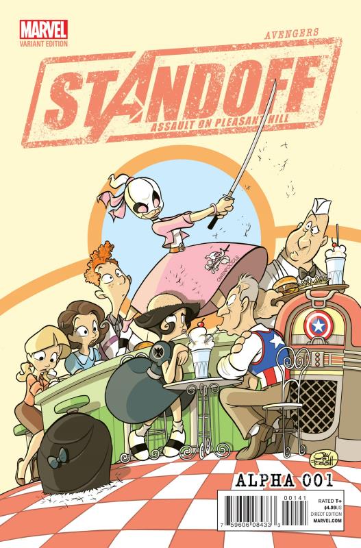 AVENGERS STANDOFF ASSAULT PLEASANT ALPHA #1 PARTY VARIANT ASO
