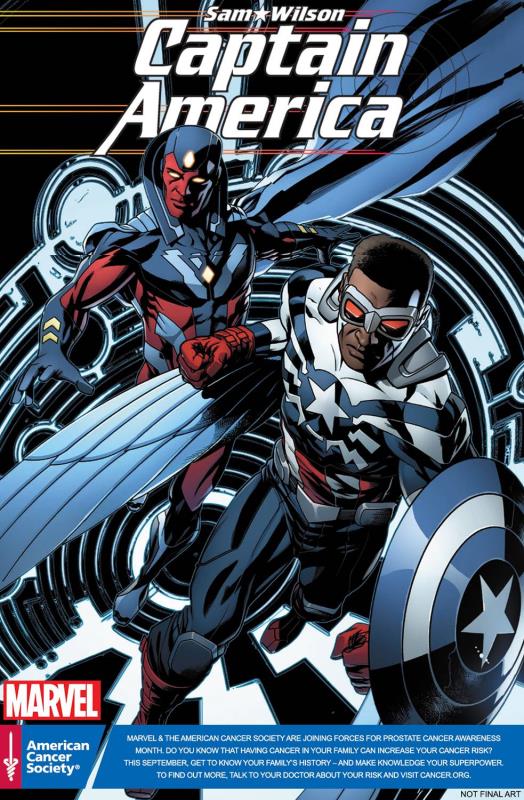CAPTAIN AMERICA STEVE ROGERS #6 PROSTATE AWARENESS MONTH VARIANT