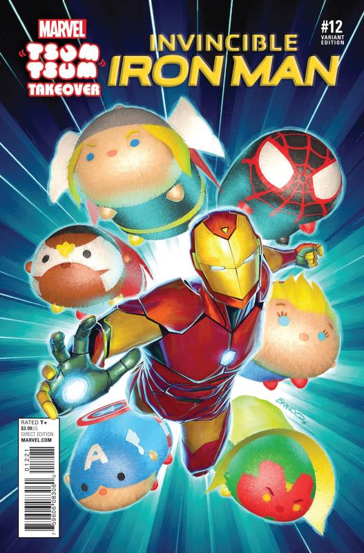 INVINCIBLE IRON MAN #12 PETERSON TSUM TSUM VARIANT
