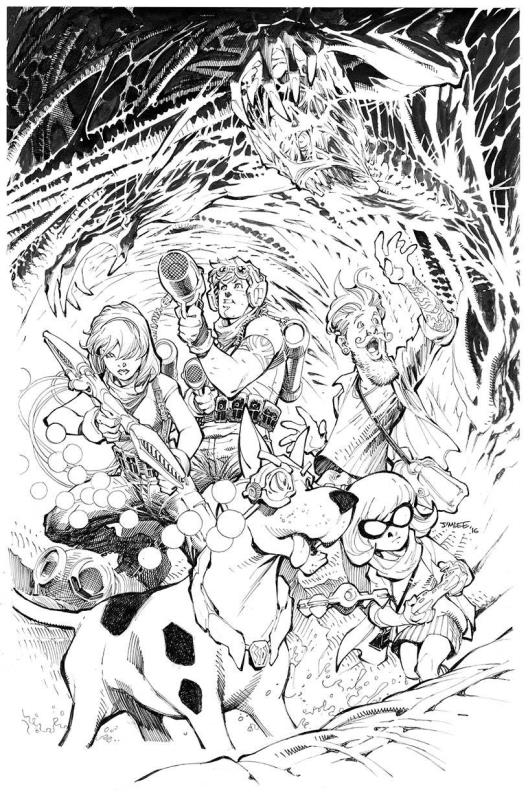 SCOOBY APOCALYPSE #1 COLORING BOOK VARIANT ED