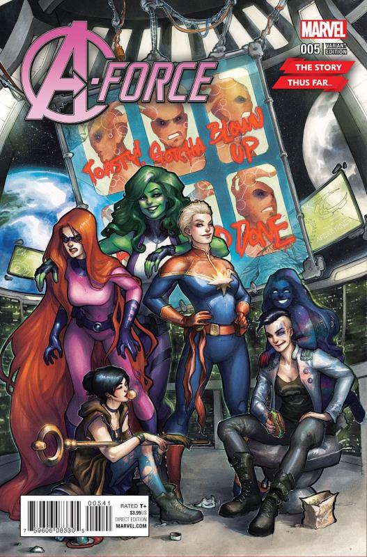 A-FORCE #5 HETRICK STORY THUS FAR VARIANT