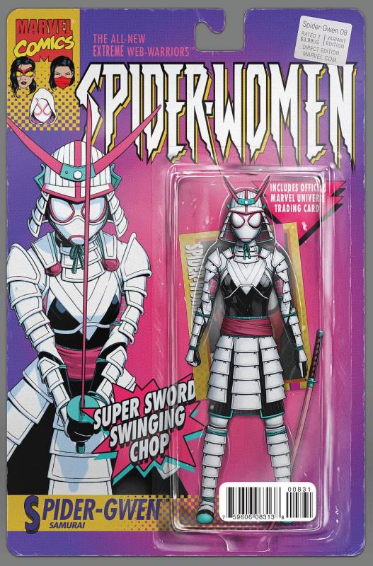 SPIDER-GWEN #8 CHRISTOPHER ACTION FIGURE VARIANT