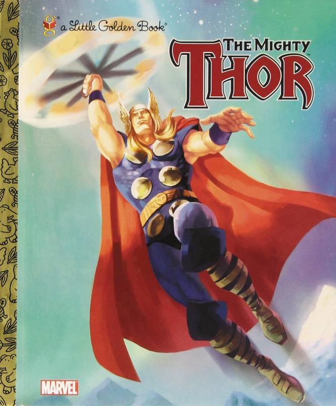 MIGHTY THOR LITTLE GOLDEN BOOK REISSUE