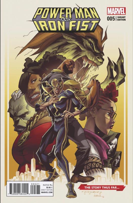 POWER MAN AND IRON FIST #5 RANDOLPH STORY THUS FAR VARIANT