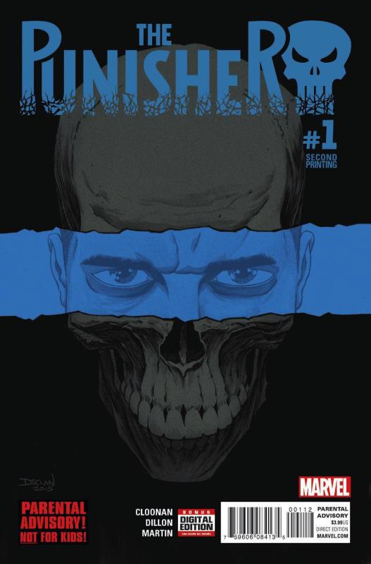 PUNISHER #1 SHALVEY 2ND PTG VARIANT