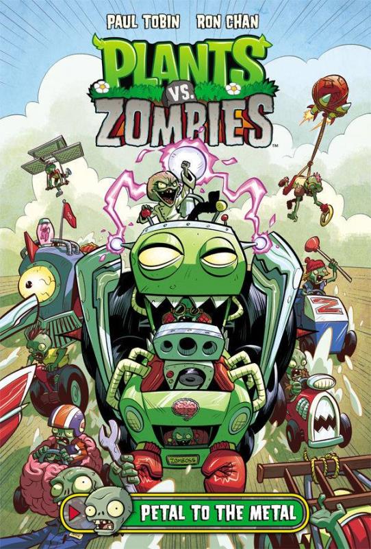 PLANTS VS ZOMBIES PETAL TO THE METAL HARDCOVER