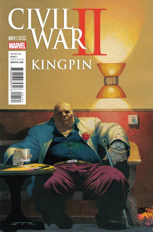 CIVIL WAR II KINGPIN #1 (OF 4) RIBIC VARIANT (SIGNED by Matthew Rosenberg)