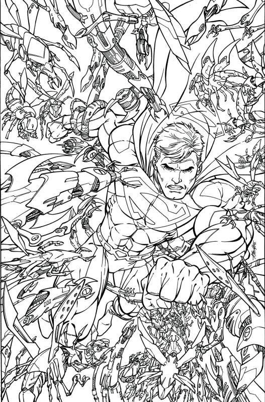 SUPERMAN #48 ADULT COLORING BOOK VARIANT ED
