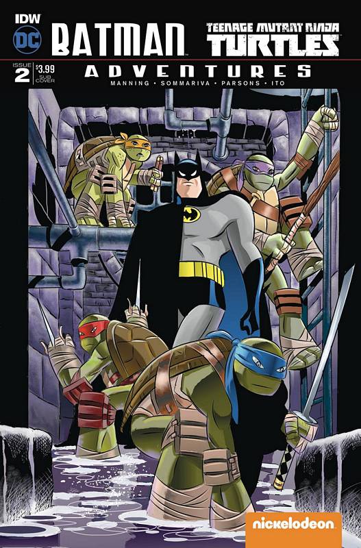 BATMAN TMNT ADVENTURES #2 (OF 6) SUBSCRIPTION VARIANT A