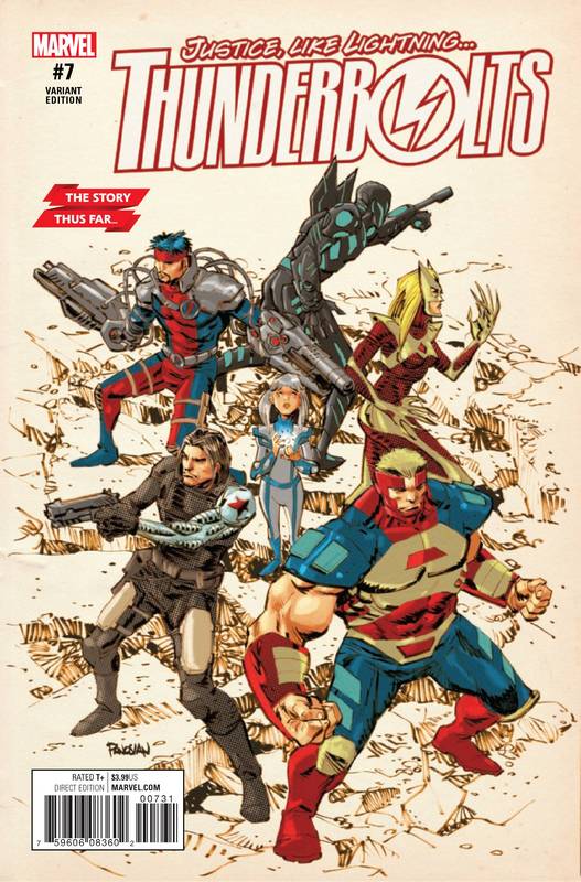 NOW THUNDERBOLTS #7 PANOSIAN STORY THUS FAR VARIANT