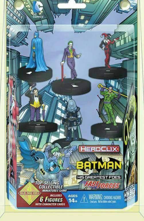 BATMAN HIS GREATEST FOES FAST FORCES HEROCLIX