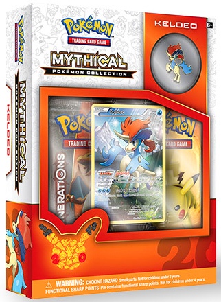 Pokemon Keldeo Mythical Collection Box