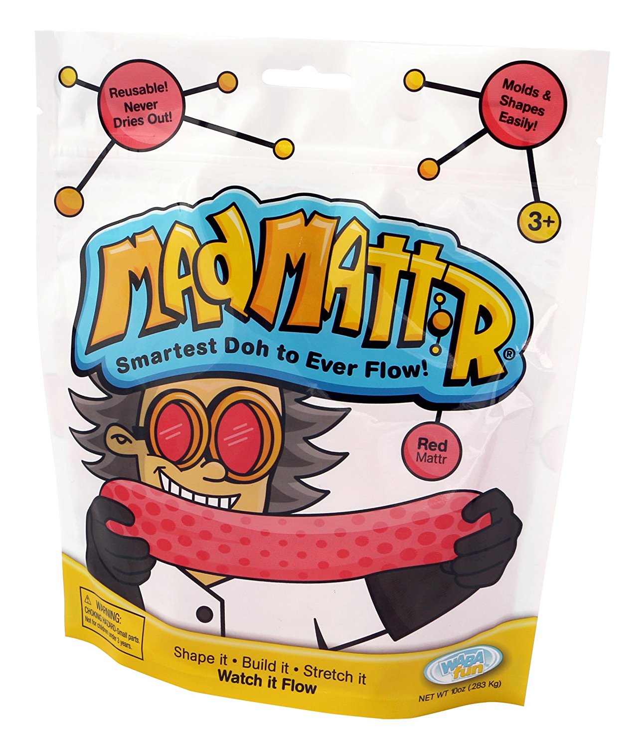 MAD MATTR 10 OZ CRAZY DOUGH: RED