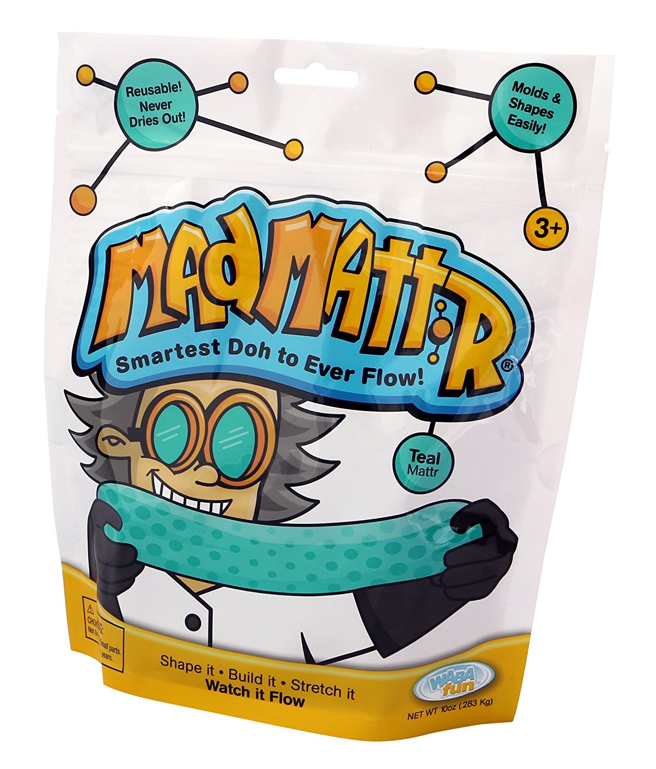 MAD MATTR 10 OZ CRAZY DOUGH: TEAL