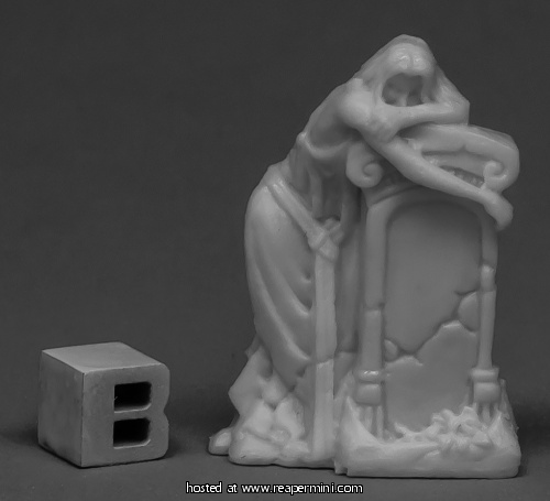 BONES MINIATURE GRAVESTONE OF SORROW