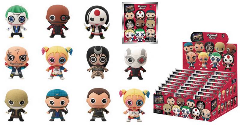 SUICIDE SQUAD LASER CUT FIGURAL KEYRING