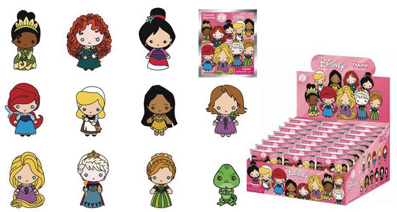 DISNEY SERIES 7 LASER CUT FIG KEYRING