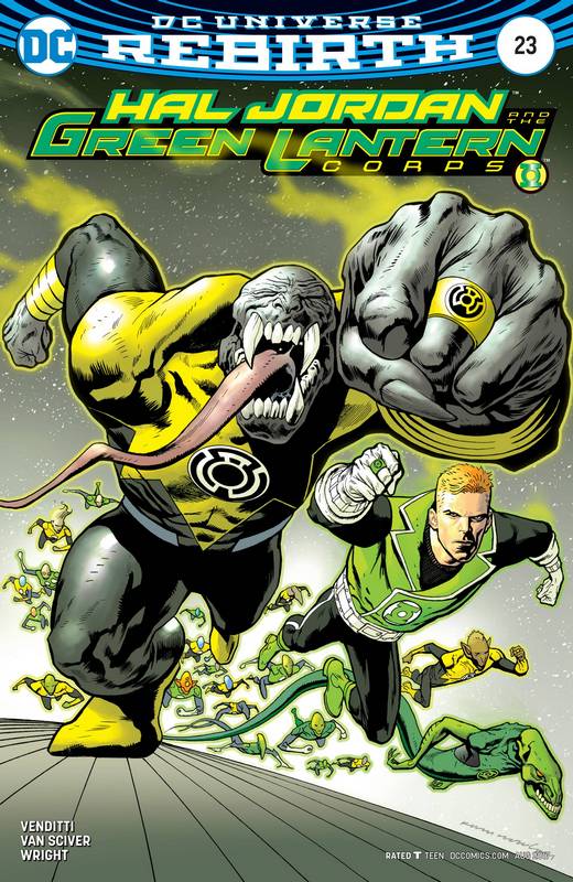 HAL JORDAN AND THE GREEN LANTERN CORPS #23 VARIANT ED