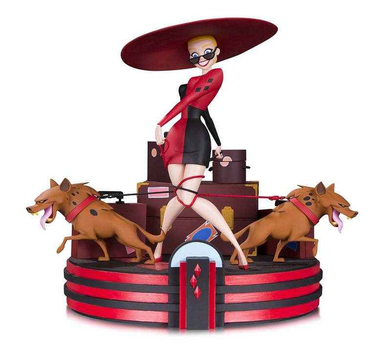 BATMAN ANIMATED HARLEYS HOLIDAY STATUE