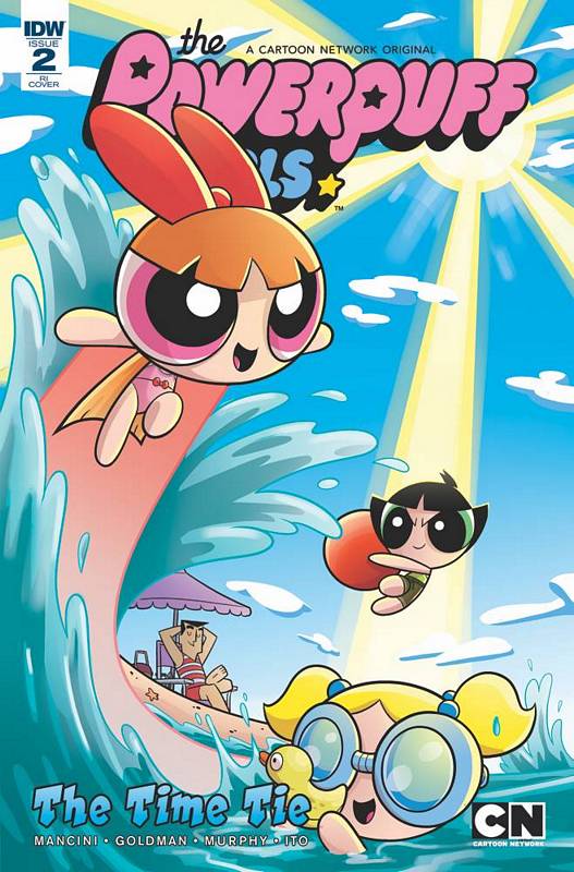POWERPUFF GIRLS TIME TIE #2 (OF 3) 1:10 COPY VARIANT