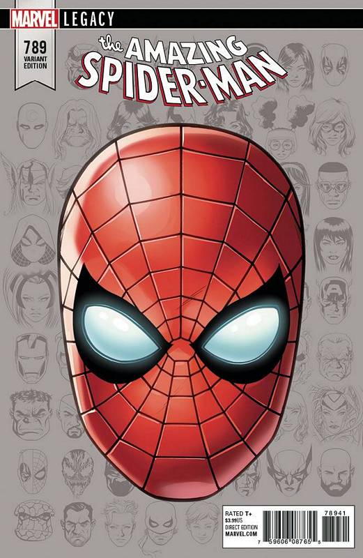 AMAZING SPIDER-MAN #789 1:10 MCKONE LEGACY HEADSHOT VARIANT LEG