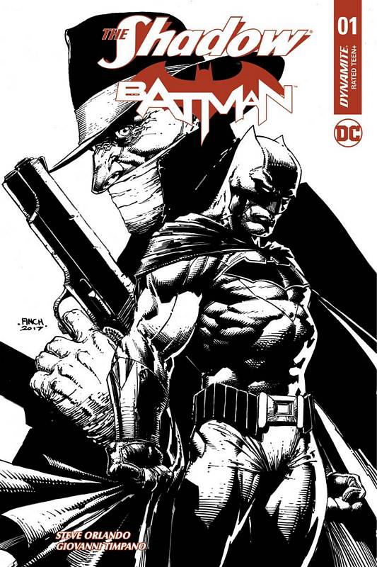 SHADOW BATMAN #1 CVR O 1:100 COPY FINCH VARIANT  SHADOW BATMAN #1 CVR O 1:100 COPY FINCH VARIANT