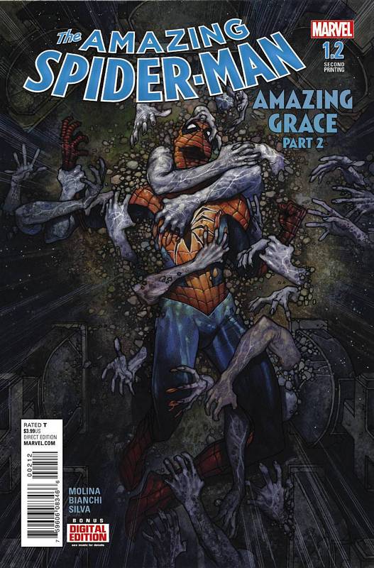 AMAZING SPIDER-MAN #1.2 BIANCHI 2ND PTG VARIANT