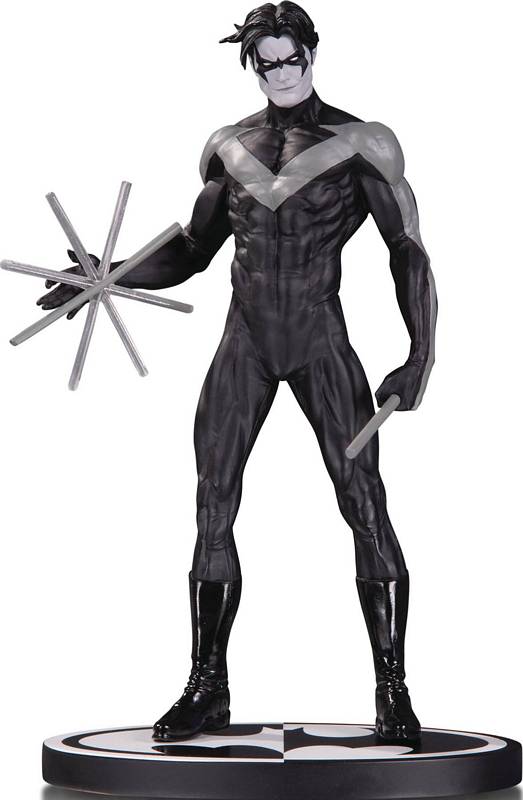 BATMAN BLACK & WHITE STATUE NIGHTWING BY JIM LEE