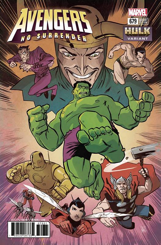 AVENGERS #679 PEREZ HULK VARIANT LEG