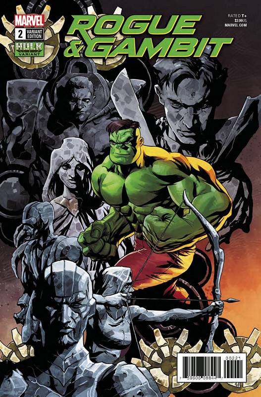 ROGUE & GAMBIT #2 (OF 5) HULK VARIANT LEG