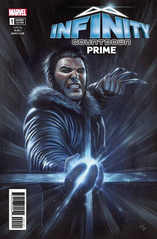 INFINITY COUNTDOWN PRIME #1 LOGAN HOLDS INFINITY VARIANT LEG